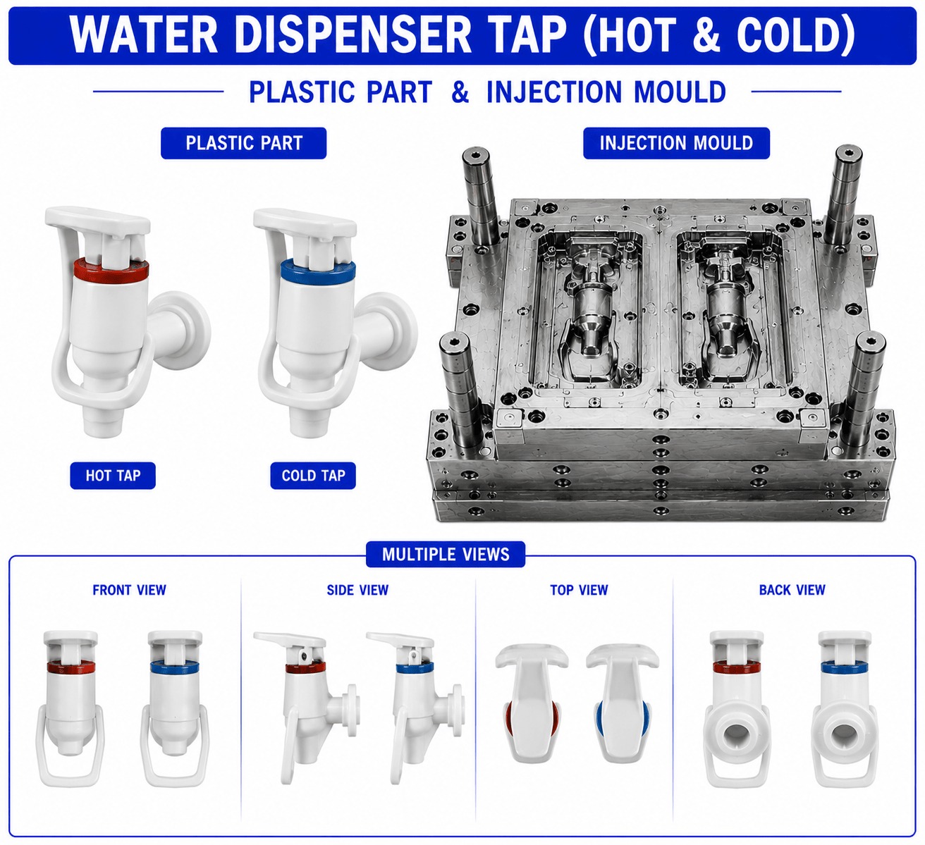 Water Dispenser Plastic Tap